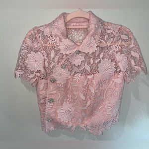 Self -Portrait Floral Blazer top